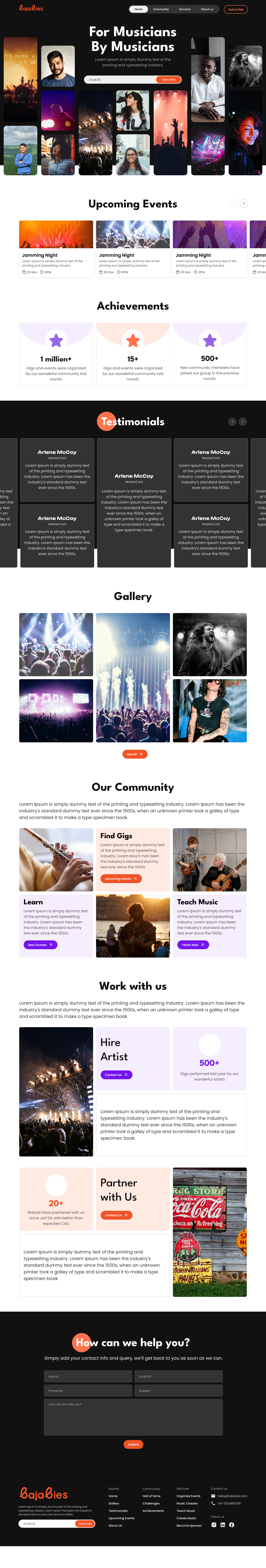 Bajabies Landing Page Design